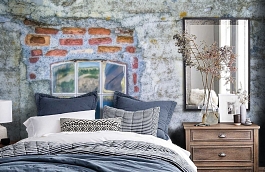 Обои 101058 фото в интерьере спальни превью