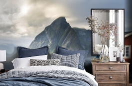 Обои 101119 фото в интерьере спальни превью