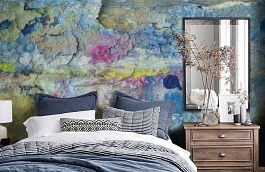 Обои 101126 фото в интерьере спальни превью