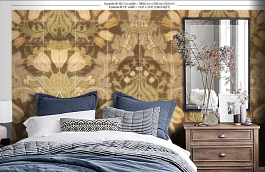 Обои MRV-02-8 фото в интерьере спальни превью