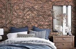 Обои E020201-9 фото в интерьере спальни превью