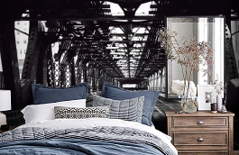 Обои P020901-9 фото в интерьере спальни превью