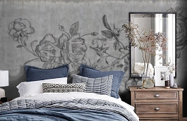 Обои P131601-9 фото в интерьере спальни превью