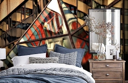 Обои P151701-9 фото в интерьере спальни превью