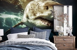 Обои P170901-9 фото в интерьере спальни превью