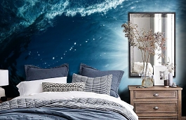 Обои P171301-9 фото в интерьере спальни превью