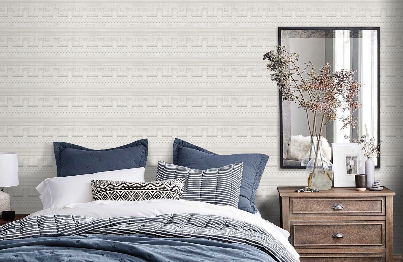 Обои 98/11049 фото в интерьере спальни