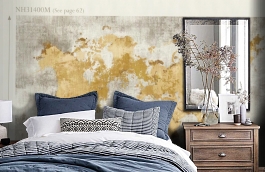 Обои NH31400M фото в интерьере спальни превью