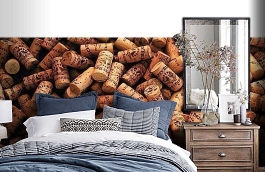 Обои 1576 lev6 809 фото в интерьере спальни превью