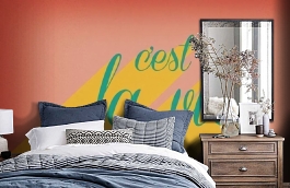 Обои 4500074 фото в интерьере спальни превью