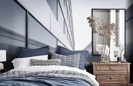 Обои 101201 фото в интерьере спальни превью
