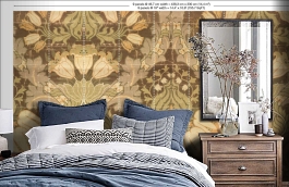 Обои MRV-02-9 фото в интерьере спальни превью