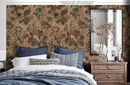 Обои MRV-04-9 фото в интерьере спальни превью