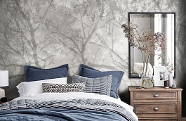 Обои P230202-0 фото в интерьере спальни превью