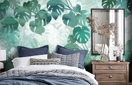 Обои P260501-10 фото в интерьере спальни превью