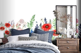 Обои P260701-10 фото в интерьере спальни превью