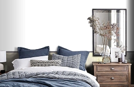 Обои MEA24626B фото в интерьере спальни превью