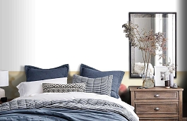 Обои MEA77911B фото в интерьере спальни превью