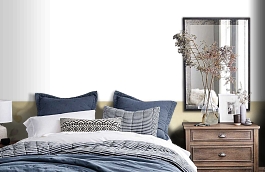 Обои MEA77915B фото в интерьере спальни превью