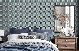 Обои 3000016 фото в интерьере спальни превью