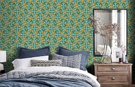 Обои 3000022 фото в интерьере спальни превью