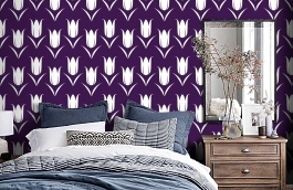 Обои 890150 фото в интерьере спальни превью