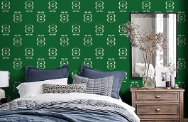 Обои VH5-C3 фото в интерьере спальни превью