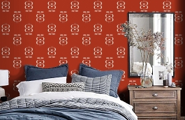 Обои VH5-C4 фото в интерьере спальни превью