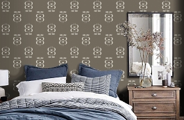 Обои VH5-C5 фото в интерьере спальни превью