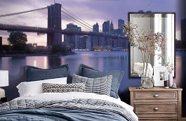 Обои 1431 lev5 201 фото в интерьере спальни превью