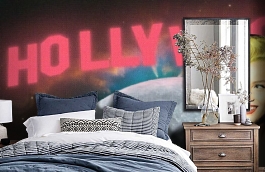 Обои 4500011 фото в интерьере спальни превью