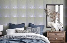 Обои 486 BLANC фото в интерьере спальни превью