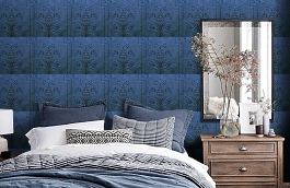 Обои 8(4) фото в интерьере спальни превью