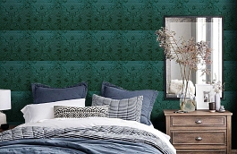 Обои 9(4) фото в интерьере спальни превью