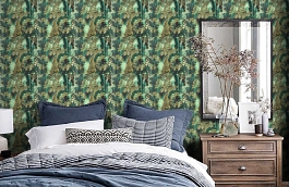 Обои GEORGES-SAND-P_-05 фото в интерьере спальни превью