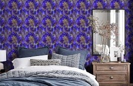 Обои GEORGES-SAND-P_-15 фото в интерьере спальни превью