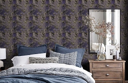 Обои HERNANI-P-14 фото в интерьере спальни превью