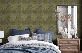 Обои HERNANI-P-16 фото в интерьере спальни превью