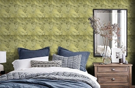 Обои HERNANI-P-22 фото в интерьере спальни превью