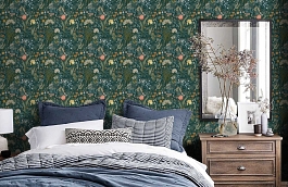 Обои 2055 фото в интерьере спальни превью