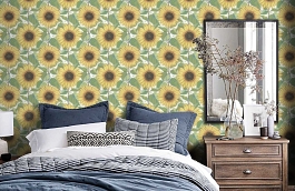 Обои 2058 фото в интерьере спальни превью