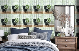 Обои ERG-01 фото в интерьере спальни превью