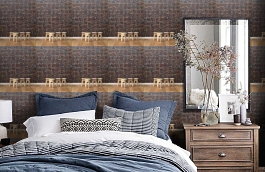 Обои JEE-01 фото в интерьере спальни превью