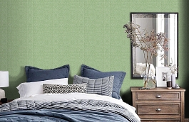 Обои JOB-02 фото в интерьере спальни превью