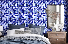 Обои PNO-08 фото в интерьере спальни превью