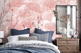 Обои P230901-0 фото в интерьере спальни превью