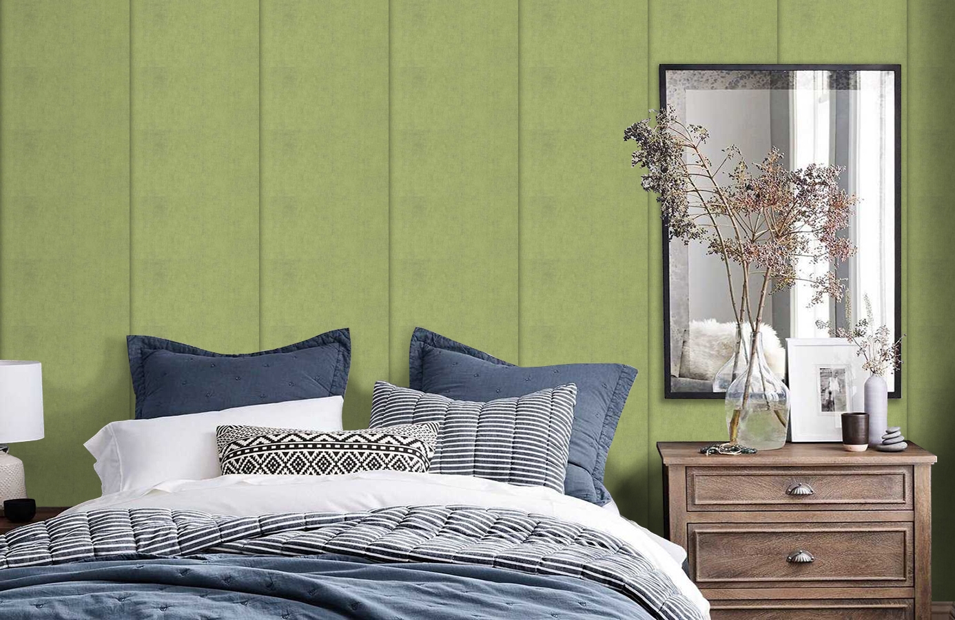 Обои 48464 фото в интерьере спальни