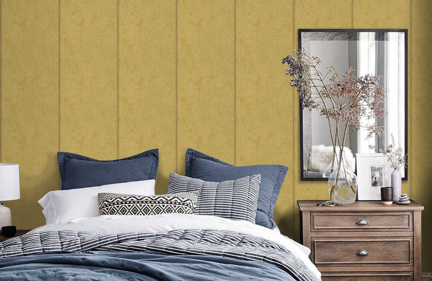 Обои 48469 фото в интерьере спальни