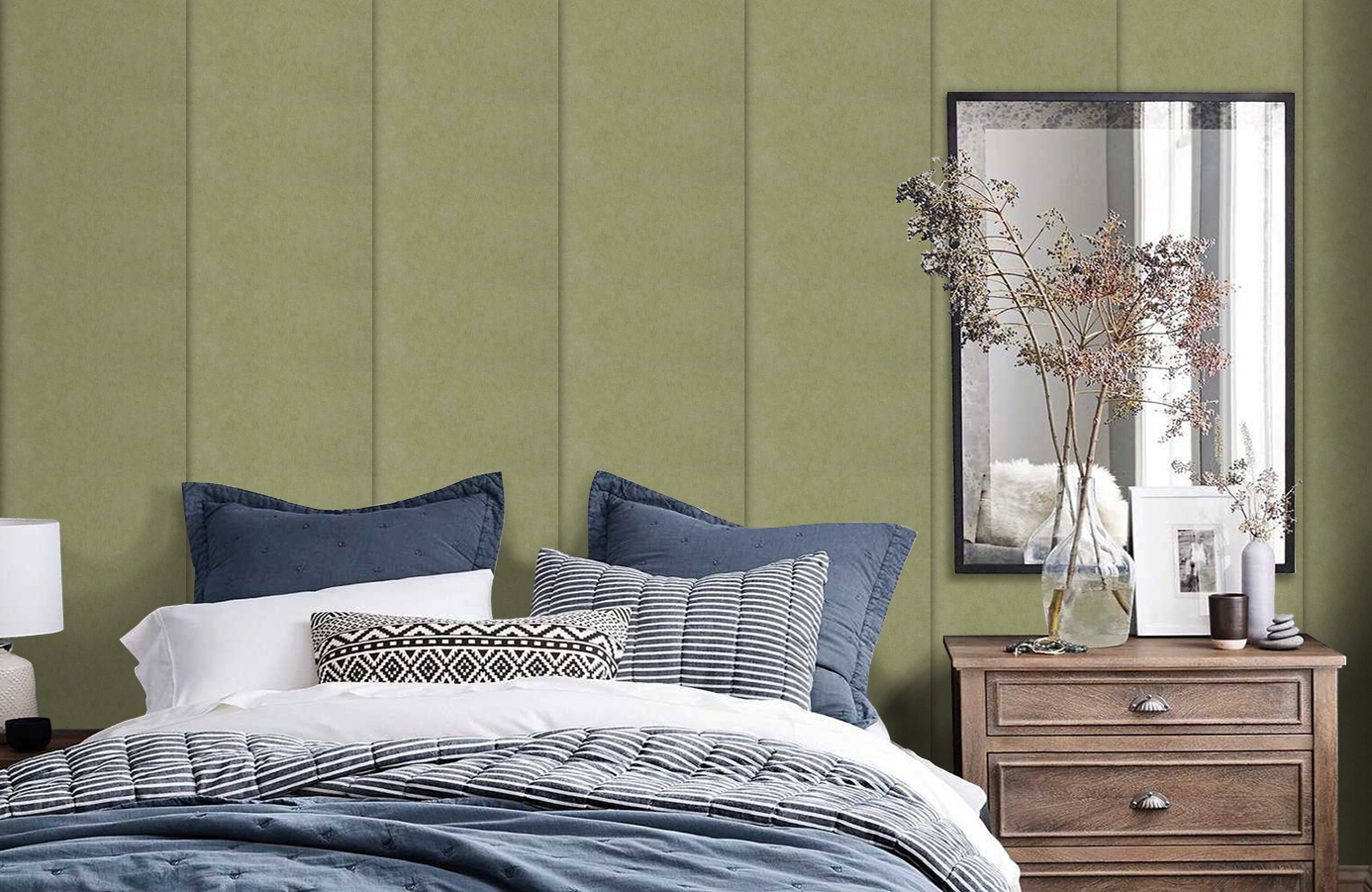 Обои 48474 фото в интерьере спальни