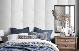 Обои RD392 фото в интерьере спальни превью